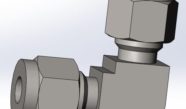 2049.579 Fitting,Elbow,Union,1/4T OD,SS 	42iQ NO-NO2-NOx Analyzer